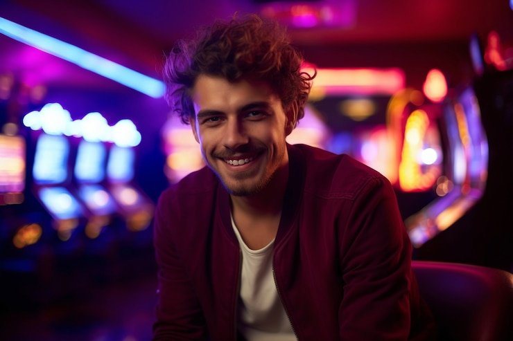 Antarmuka aplikasi mobile tulistoto menampilkan meja live-dealer dan menu permainan